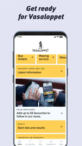 The official Vasaloppet app screenshot 4