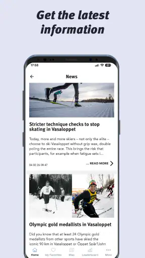 The official Vasaloppet app screenshot 6