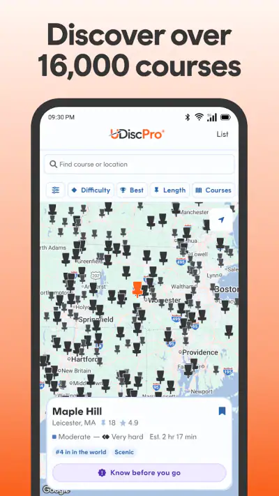 UDisc Disc Golf App screenshot 1