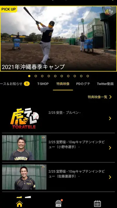 虎テレ screenshot 1
