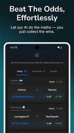 AI Betting Tips - Football screenshot 1