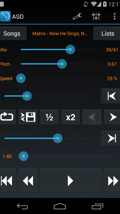 Amazing Slow Downer screenshot 1