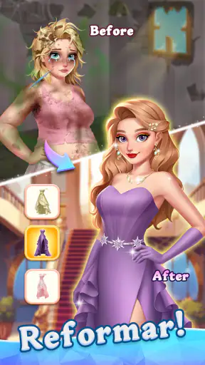 Beauty Tiles: Story&Makeover screenshot 3