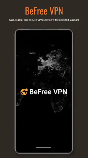 BeFree - rappe en feilige VPN screenshot 1