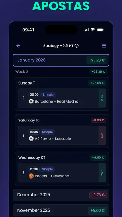 Bet-Analytix: Gestão Apostas screenshot 1