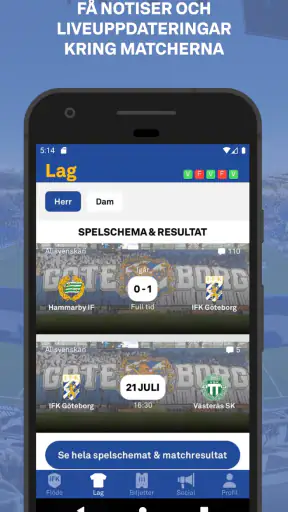 Blåvitt+ screenshot 3