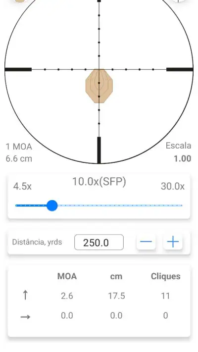 Calculadora balística 2026 screenshot 1