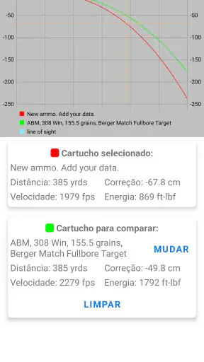 Calculadora balística 2026 screenshot 2