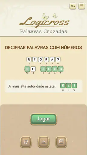 CifraLetras: Palavras Cruzadas screenshot 1