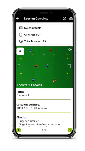Coachifoot Treino De Futebol screenshot 5