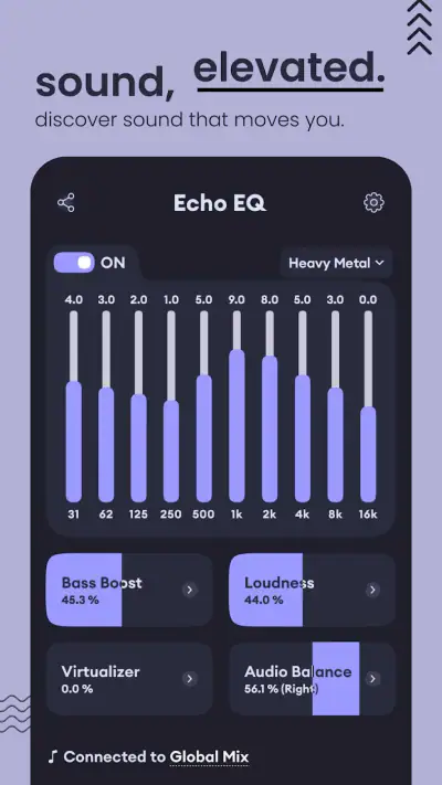 Echo Equalizador: Bass Booster screenshot 1