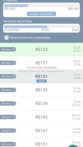 Economizar dinheiro (poupança) screenshot 3