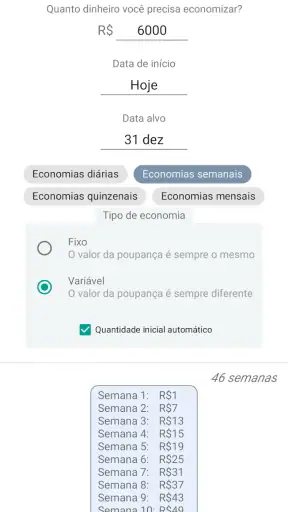 Economizar dinheiro (poupança) screenshot 4