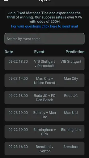 Fixed Matches HT FT Tips screenshot 3