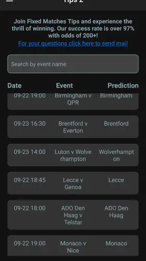 Fixed Matches HT FT Tips screenshot 4