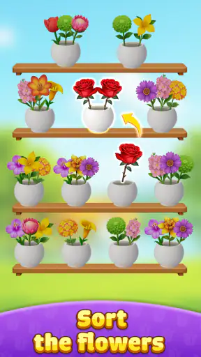 Flower Sort: Bloom Puzzle Game screenshot 1