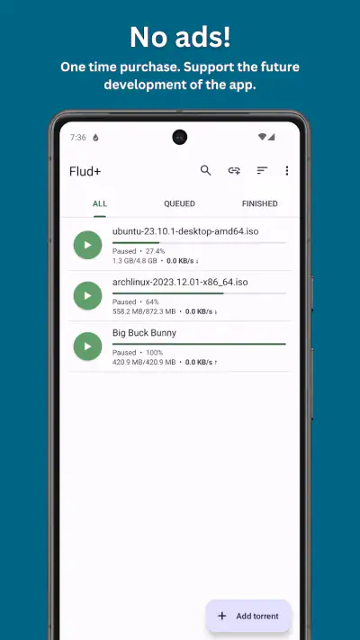 Flud+ screenshot 1