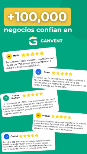 Ganvent Crea tu tienda online screenshot 2