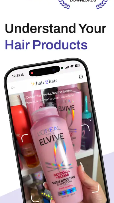 hair2hair - Hair Care Tracker screenshot 1