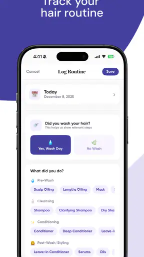 hair2hair - Hair Care Tracker screenshot 6