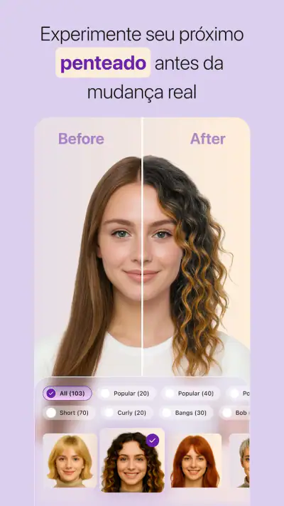 HairHunt: AI Hairstyle Try-On screenshot 1