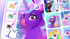 Jogo de vestir de unicórnio screenshot 7