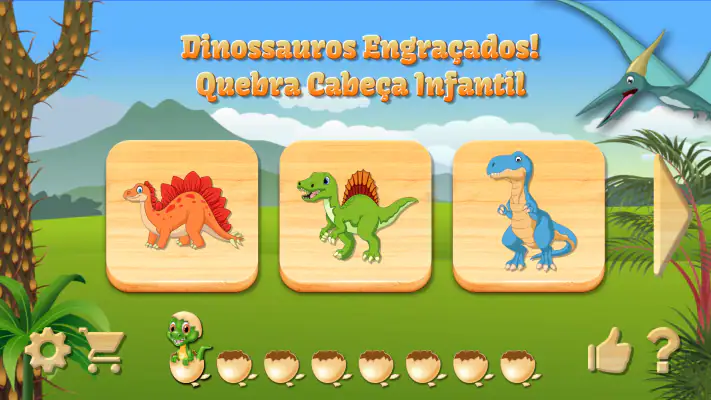 Jogos de Dinossauros Crianças screenshot 1