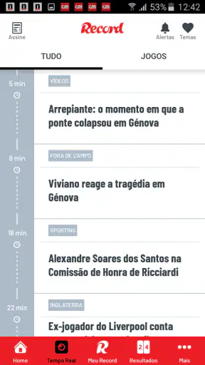 Jornal Record screenshot 3