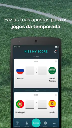 Kiss my Score - Fantasy League screenshot 2