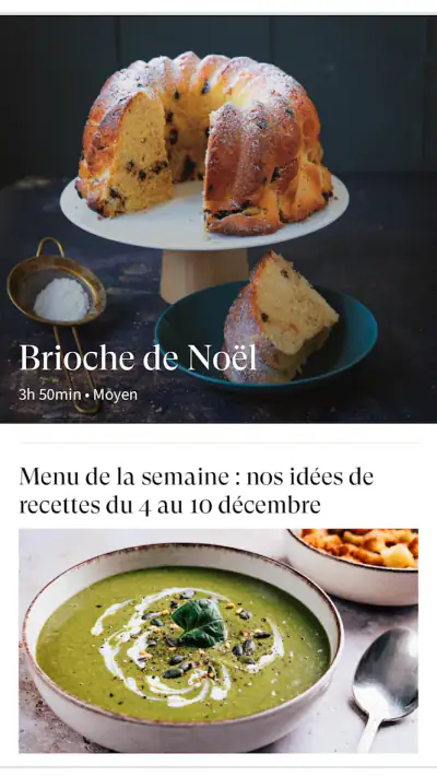 Le Figaro Cuisine et Recettes screenshot 1