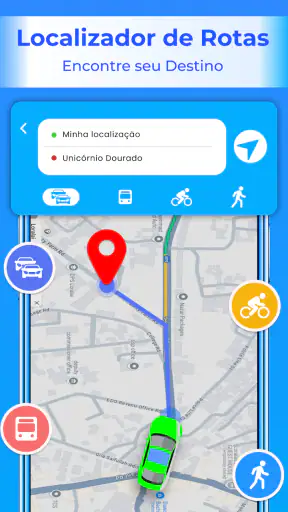 Mapa localizador de rotas GPS screenshot 8