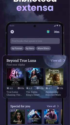 MoonLit - Romances Lobisomens screenshot 4