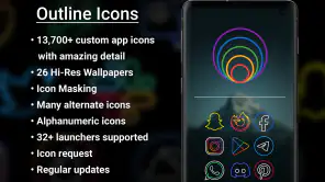 Outline Icons - Icon Pack screenshot 1