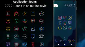 Outline Icons - Icon Pack screenshot 2