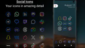 Outline Icons - Icon Pack screenshot 4