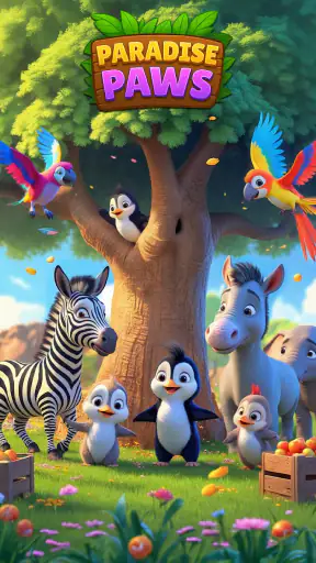 Paradise Paws: Merge Animals screenshot 8
