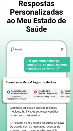Persly IA Med: Câncer AVC AIDS screenshot 6