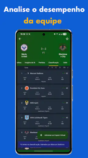 Previsões de IA 360Score screenshot 8