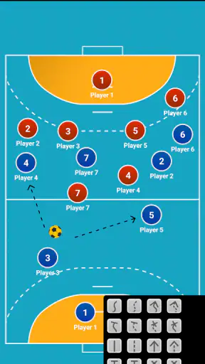 Quadro Tático: Handebol screenshot 1