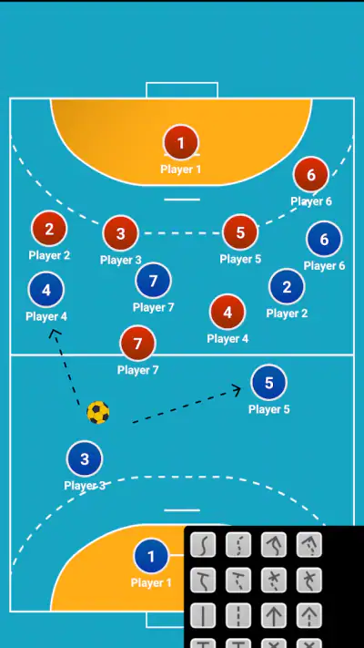 Quadro Tático: Handebol screenshot 1