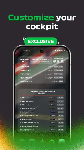 Racify - Beautiful F1 widgets screenshot 6