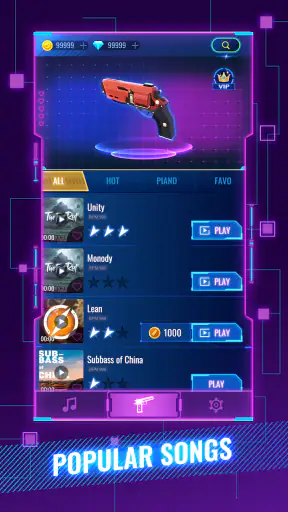 Rhythm Fire - Jogo de Tiro EDM screenshot 1