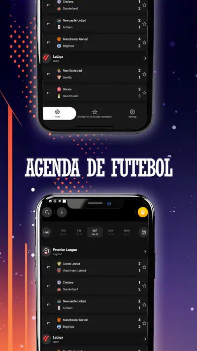 ScoreLive: Futebol ao vivo screenshot 1