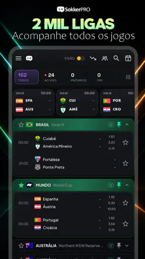 SokkerPRO: Jogos ao Vivo screenshot 2