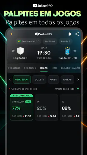 SokkerPRO: Jogos ao Vivo screenshot 3
