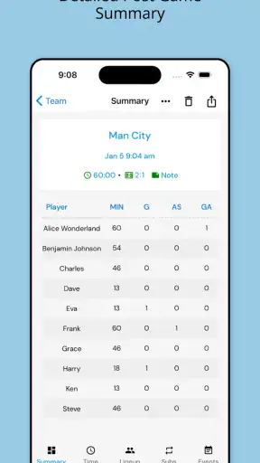 SubTime: Gestão de Jogos screenshot 4