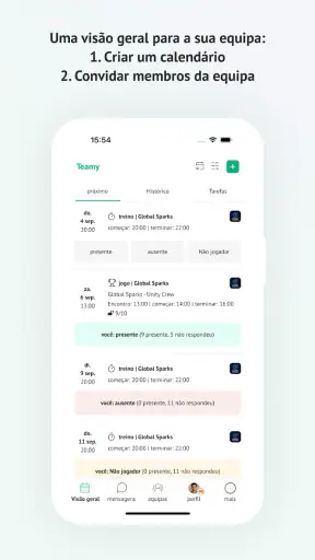 Teamy: app para equipas screenshot 1