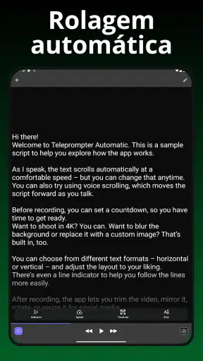 Teleprompter Automatic screenshot 7