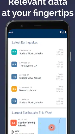 Terremotos Hoje: Rastreador screenshot 4