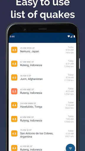 Terremotos Hoje: Rastreador screenshot 6